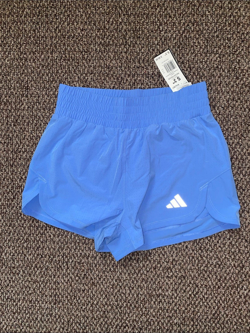 adidas Blue Women's Athletic Running Shorts